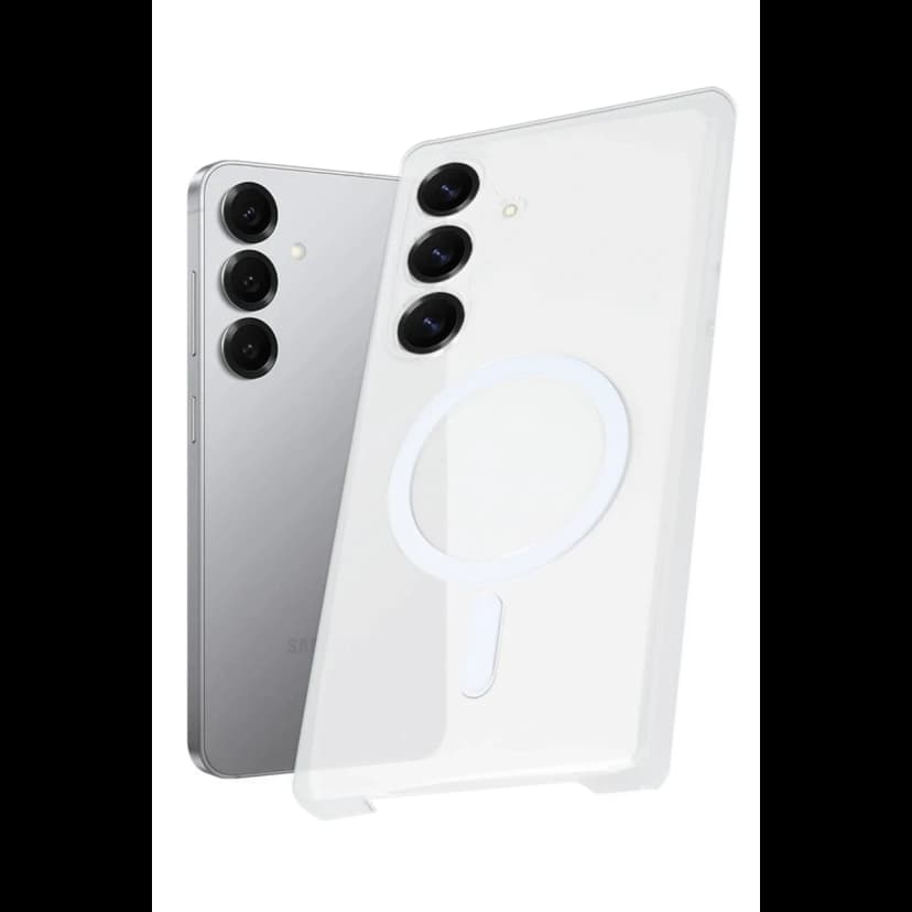 Newface Samsung Galaxy S25 Plus Kılıf PC Zara Magsafe Şeffaf Kılıf