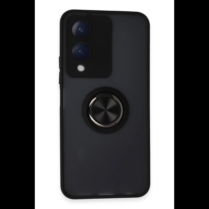 Newface Vivo Y17S Kılıf Montreal Yüzüklü Silikon Kapak