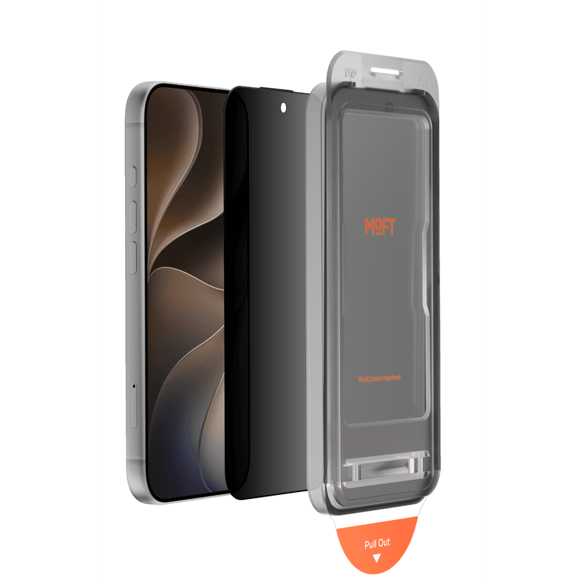 MOFT Apple iPhone 18 Pro Max 3A Hayalet Cam Ekran Koruyucu