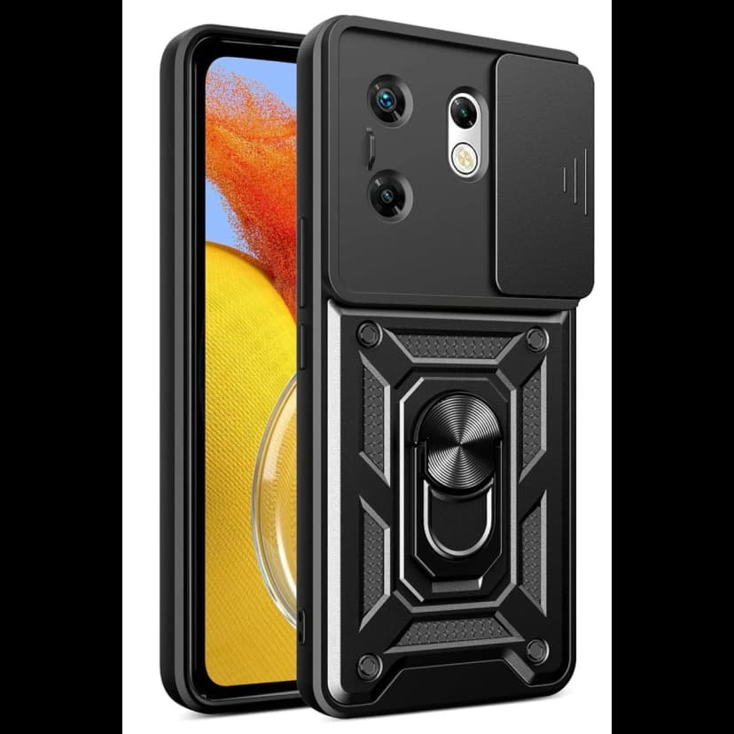 Newface İnfinix Zero 30 4G Kılıf Pars Lens Yüzüklü Silikon