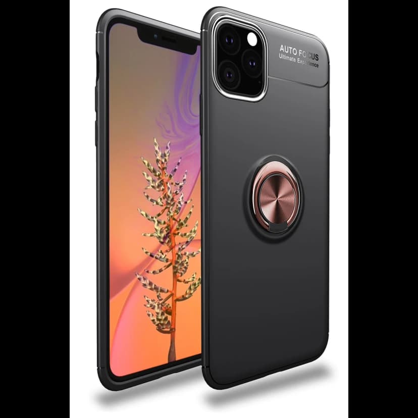 Newface Apple iPhone 11 Pro Max Kılıf Range Yüzüklü Silikon