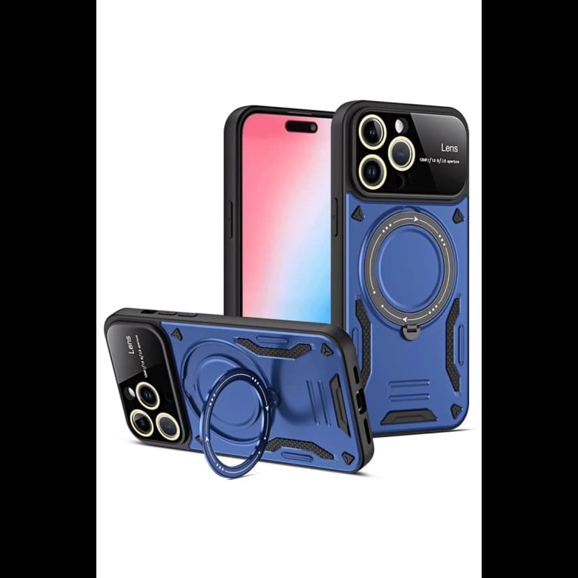 Newface Apple iPhone 16 Pro Max Kılıf Joy Lens Standlı Kapak
