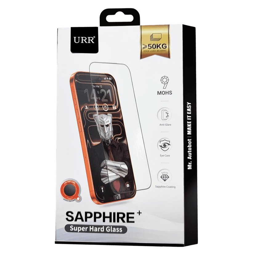 URR Apple iPhone 17 Sapphire Plus Cam Ekran Koruyucu