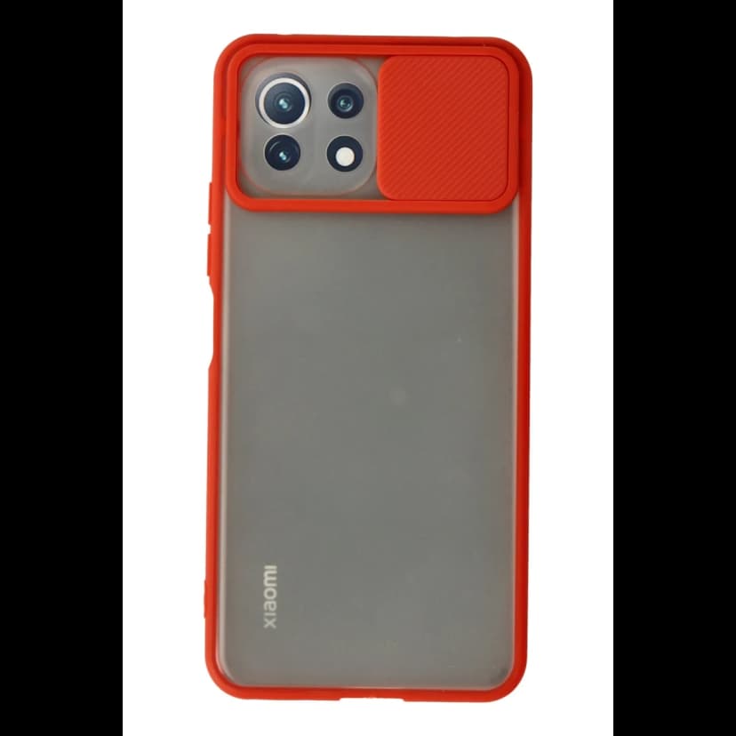 Newface Xiaomi Mİ 11 Lite Kılıf Palm Buzlu Kamera Sürgülü Silikon