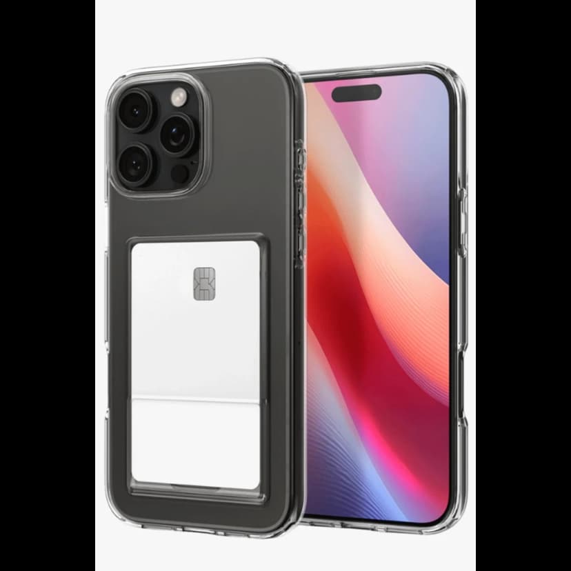 Newface Apple iPhone 16 Pro Max Kılıf Kart Şeffaf Silikon