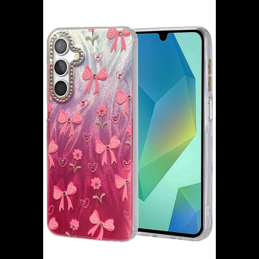Newface Samsung Galaxy S23 FE Kılıf Blade Aynalı Desenli Kapak