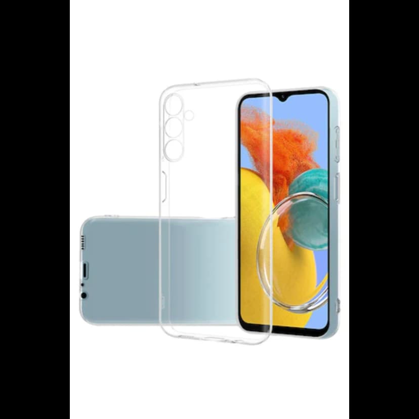 Newface Samsung Galaxy M14 5G Kılıf Lüx Şeffaf Silikon