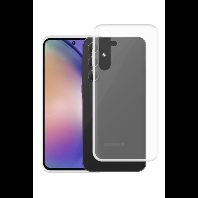Newface Samsung Galaxy A55 5G Kılıf Lüx Şeffaf Silikon
