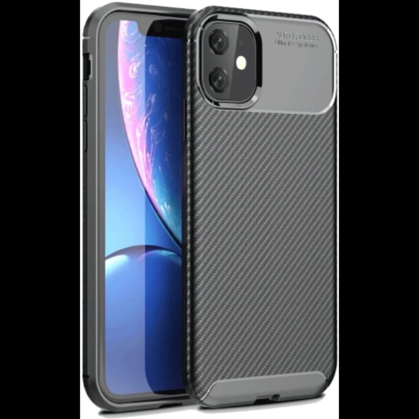 Newface Apple iPhone 11 Kılıf Auto Focus Karbon Kapak
