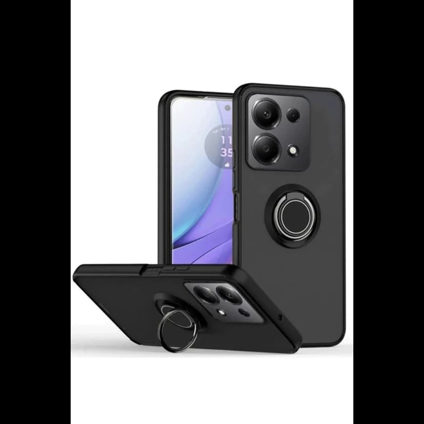Newface Xiaomi Redmi Note 13 Pro 5G Kılıf Montreal Yüzüklü Silikon Kapak