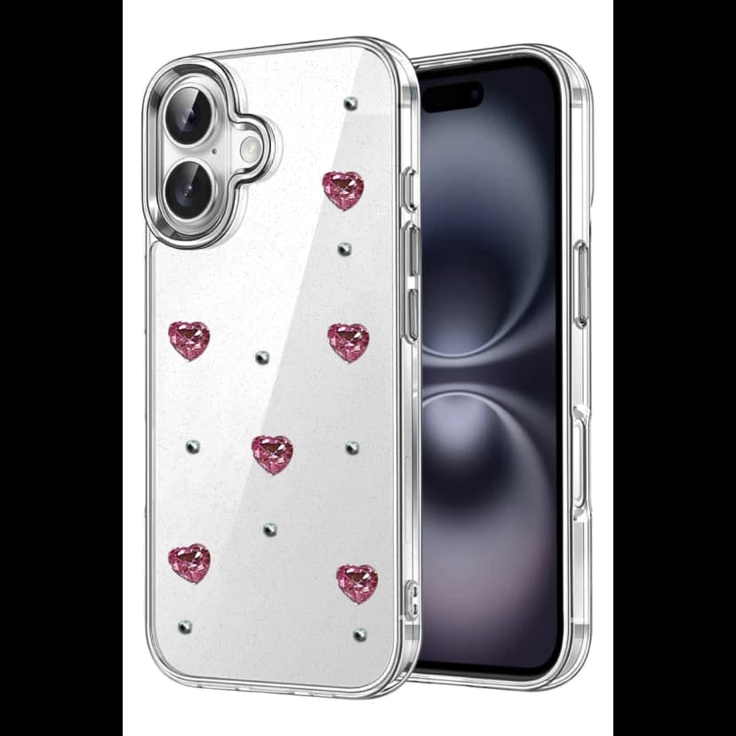 Newface Apple iPhone 16 Plus Fiyonk Desenli Kapak