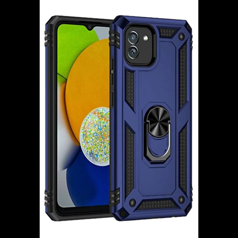 Newface Samsung Galaxy A03 Kılıf Sofya Yüzüklü Silikon Kapak