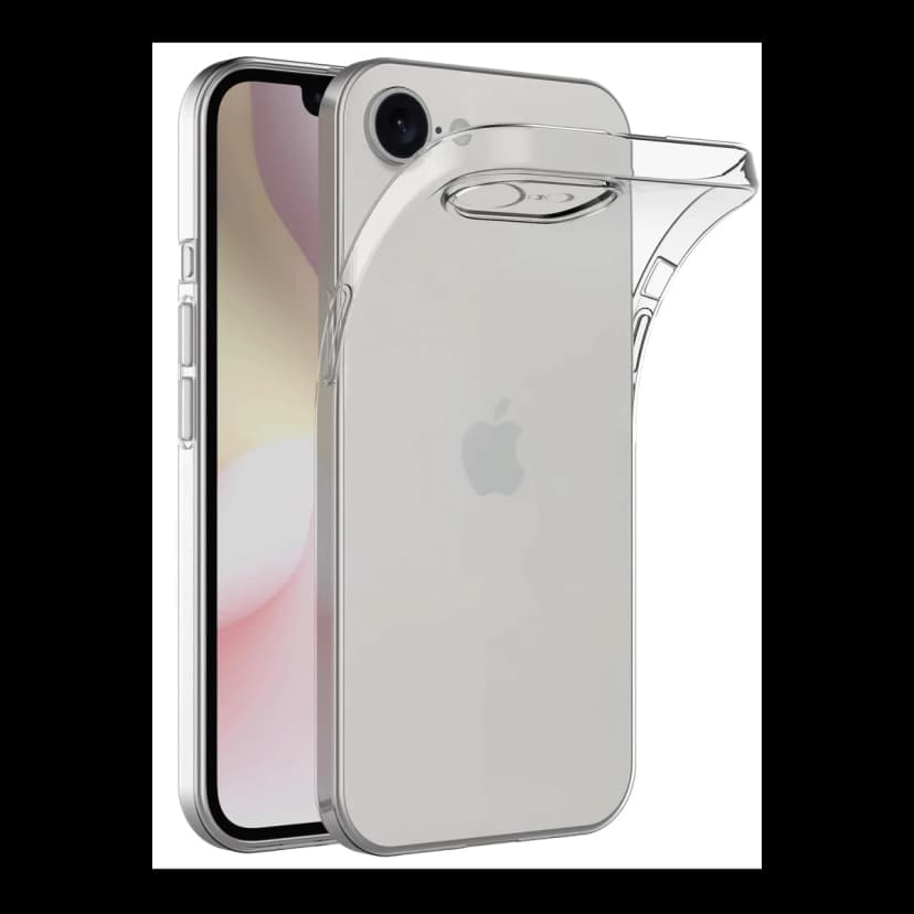 Newface Apple iPhone 16E Kılıf Lüx Şeffaf Silikon