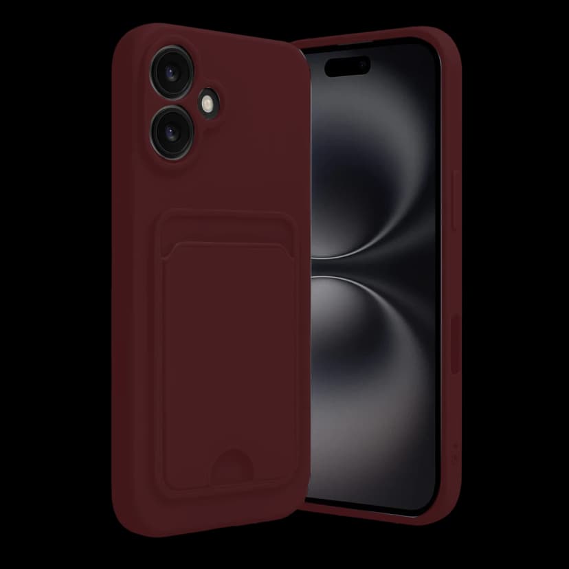 Newface Apple iPhone 16 Kılıf Kelvin Kartvizitli Silikon
