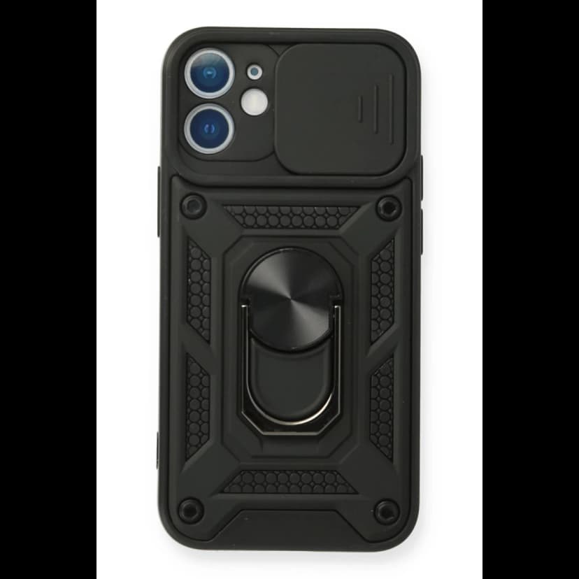 Newface Apple iPhone 11 Kılıf Pars Lens Yüzüklü Silikon