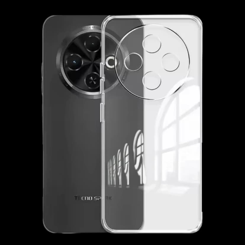 Newface Tecno Spark 30C Kılıf Lüx Şeffaf Silikon