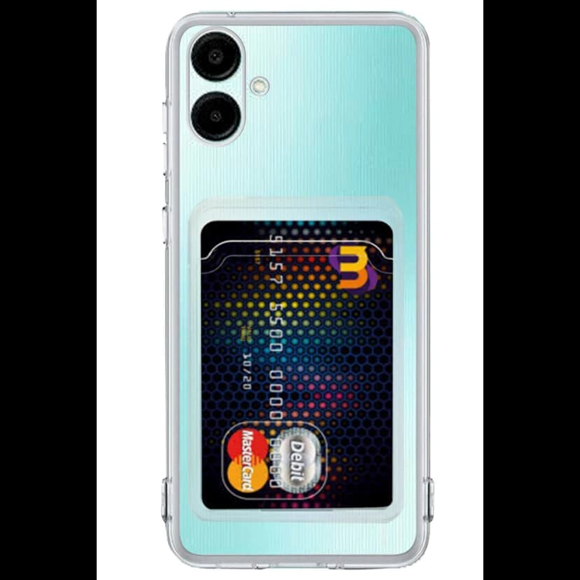 Newface Samsung Galaxy A06 Kılıf Kart Şeffaf Silikon