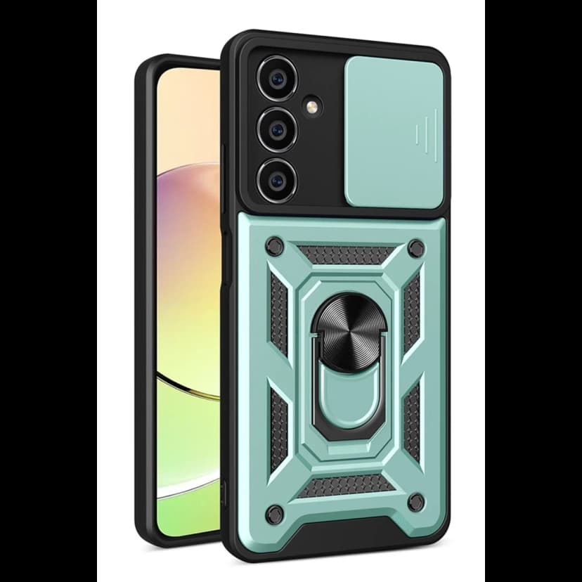 Newface Samsung Galaxy A35 5G Kılıf Pars Lens Yüzüklü Silikon