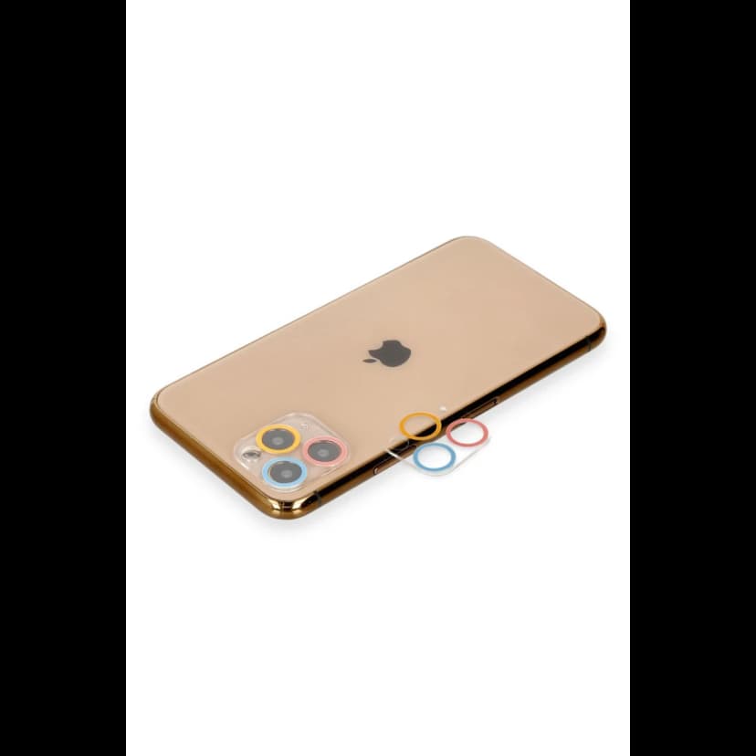 Newface Apple iPhone 11 Pro Max Renkli Kamera Lens Koruma Cam