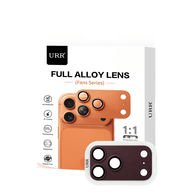 URR Apple iPhone 18 Pro Max Fans Series Full Alloy Kamera Lens Koruyucu