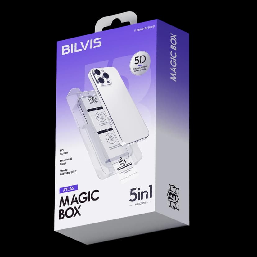 Newface Apple iPhone 17 Bilvis 5in1 3D Magic Cam Ekran Koruyucu