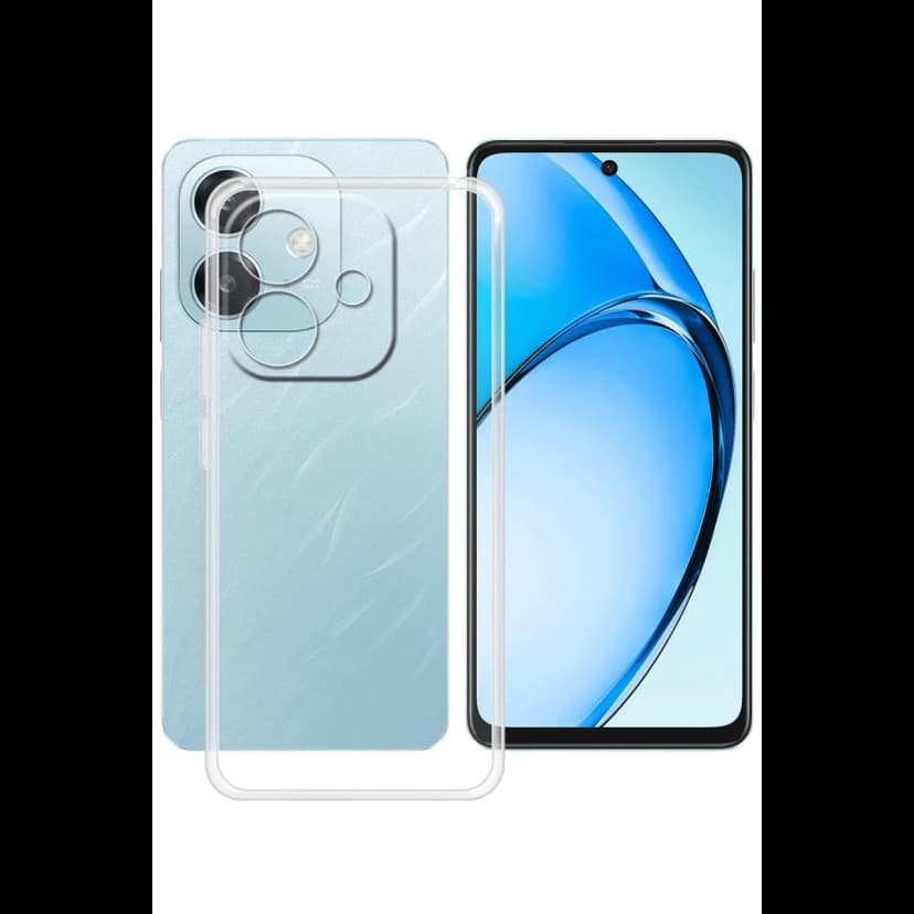 Newface Oppo A3 Kılıf Lüx Şeffaf Silikon