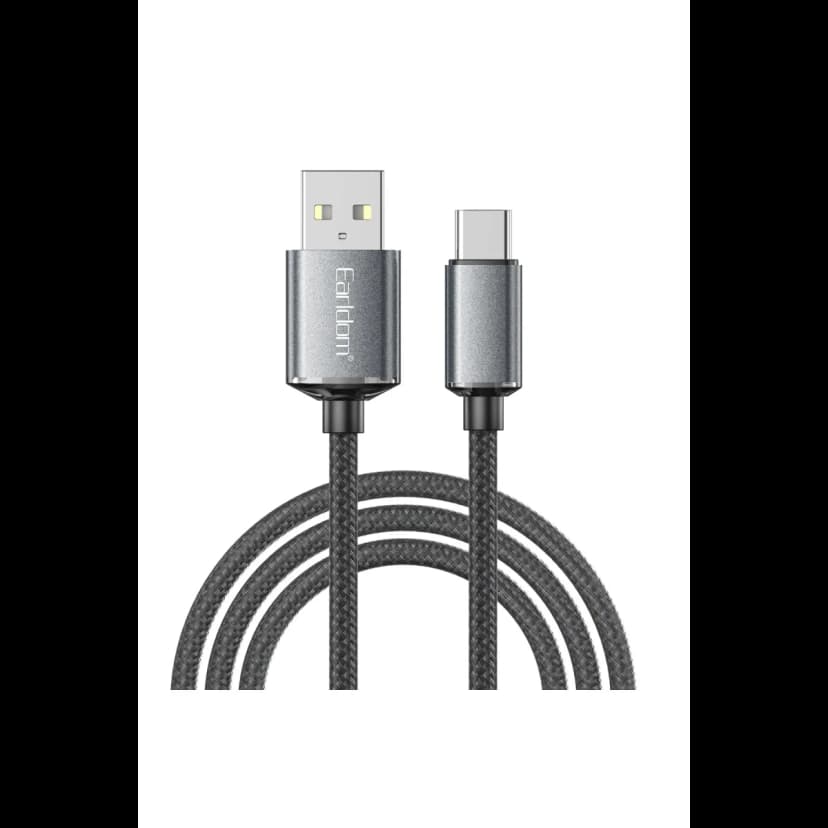 Earldom EC-199C 1.2M 3A USB to Type-C Hızlı Şarj Kablosu
