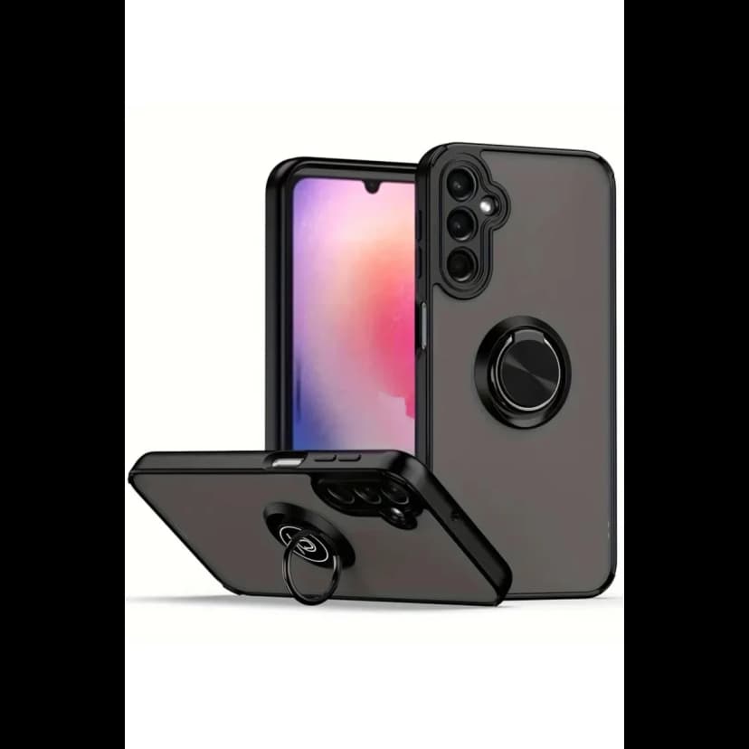 Newface Samsung Galaxy A36 Kılıf Montreal Yüzüklü Silikon Kapak