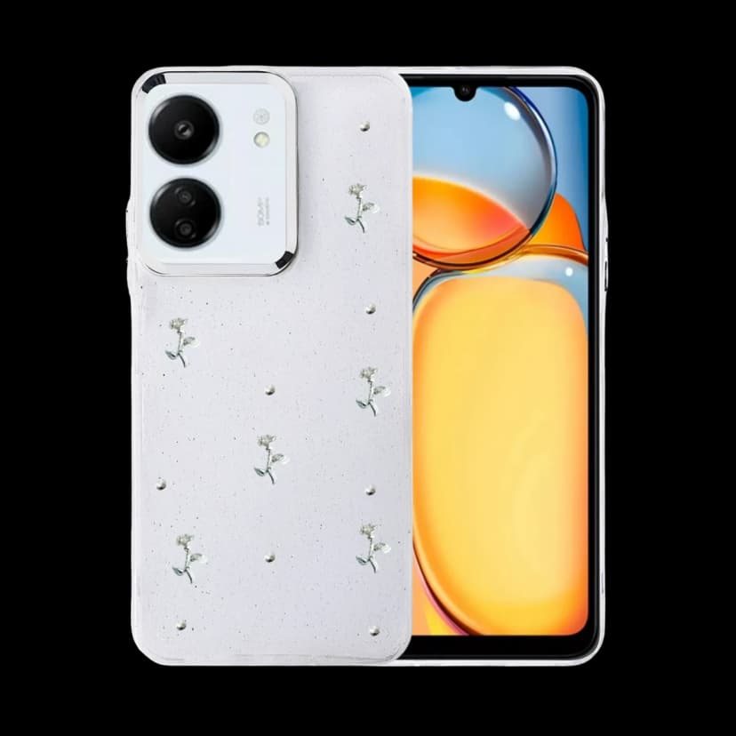 Newface Xiaomi Redmi 13C Fiyonk Desenli Kapak