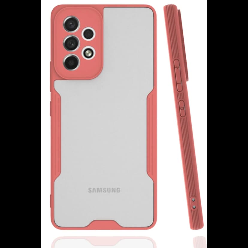 Newface Samsung Galaxy A33 5G Kılıf Platin Silikon