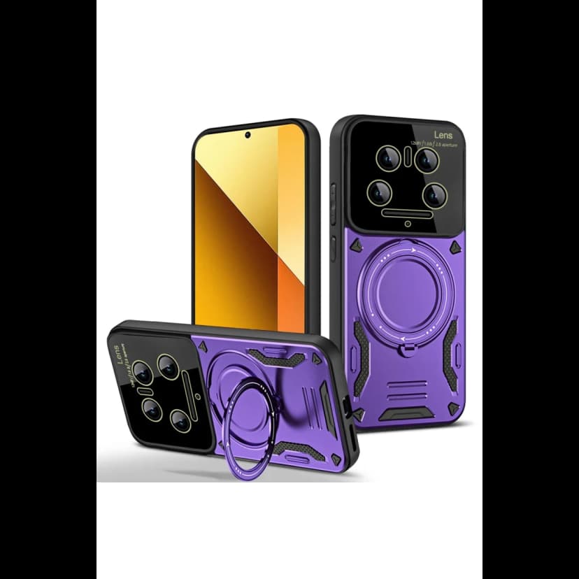 Newface Xiaomi Mi 14 Ultra Kılıf Joy Lens Standlı Kapak