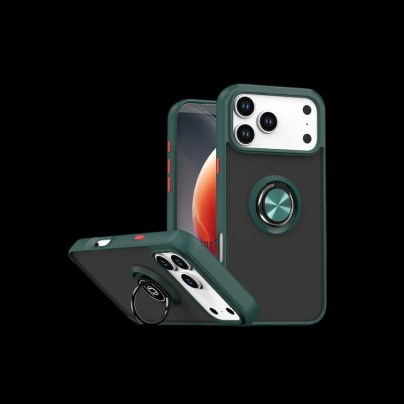 Newface Apple iPhone 17 Pro Montreal Yüzüklü Silikon Kapak