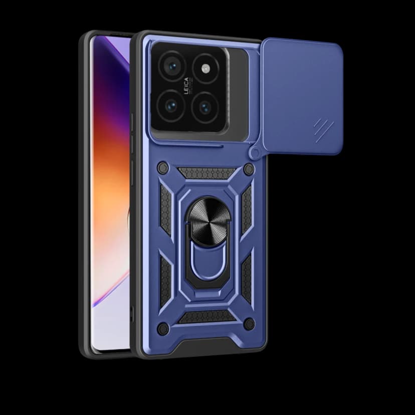 Newface Xiaomi Mi 14T Pro Kılıf Pars Lens Yüzüklü Silikon