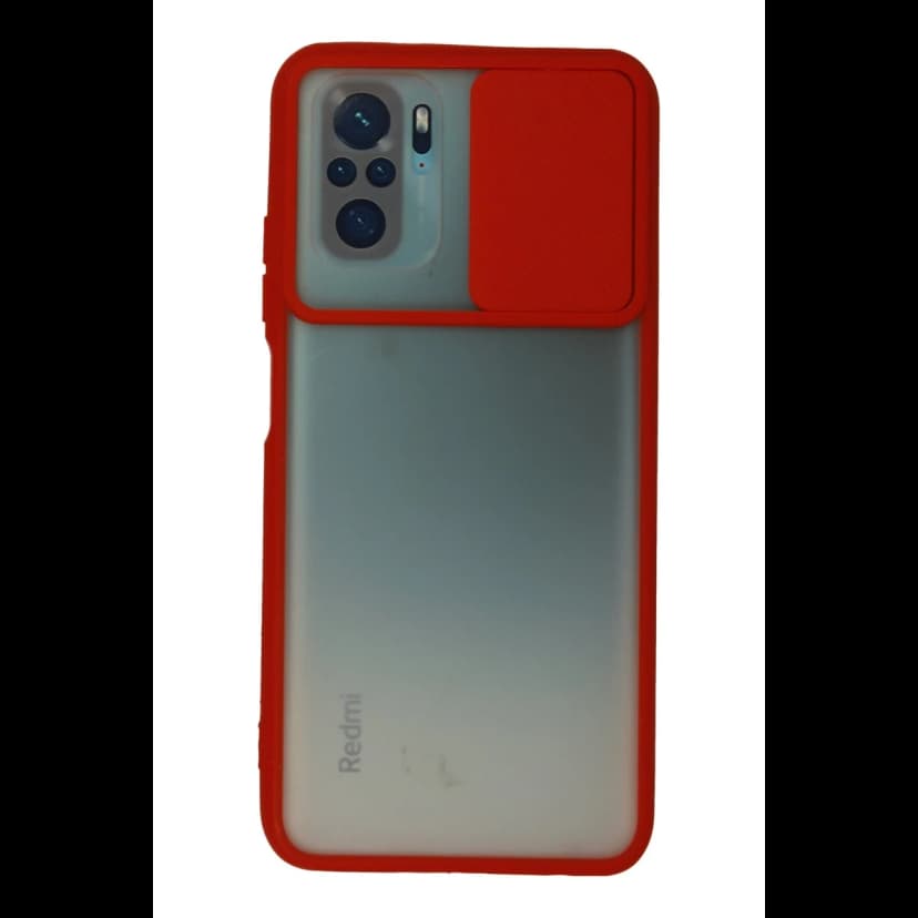 Newface Xiaomi Redmi Note 10 Kılıf Palm Buzlu Kamera Sürgülü Silikon