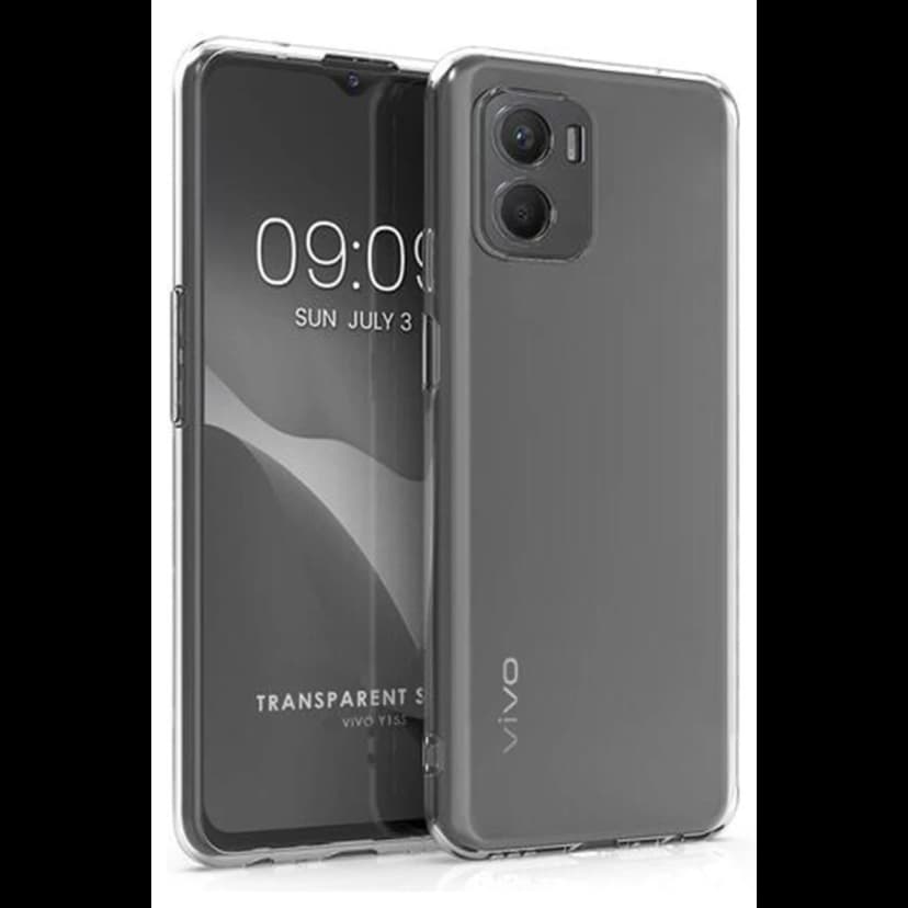 Newface Vivo Y15S Kılıf Lüx Şeffaf Silikon