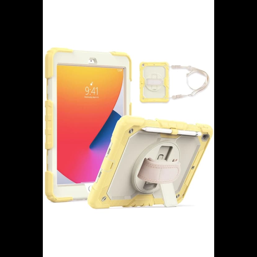 Newface Apple iPad 10.2 (7.nesil) Kılıf Strap New Tablet Kapak