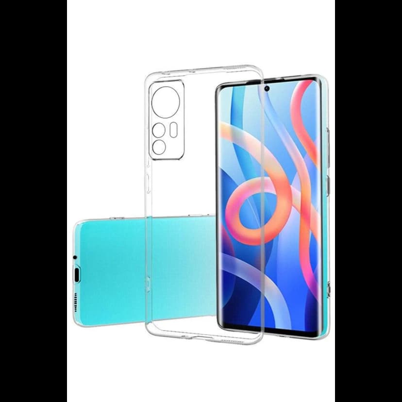 Newface Xiaomi Mi 12 Kılıf Lüx Şeffaf Silikon