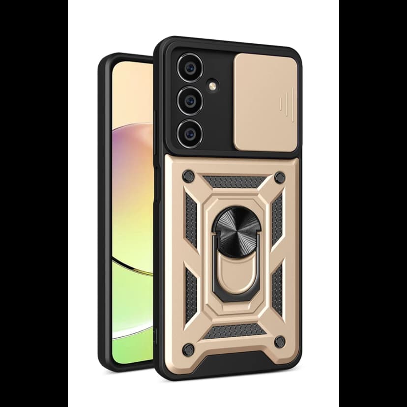 Newface Samsung Galaxy A25 5G Kılıf Pars Lens Yüzüklü Silikon