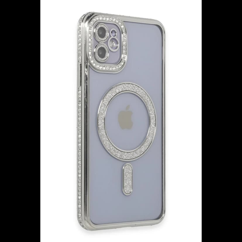 Newface Apple iPhone 11 Kılıf Joke Simli Magneticsafe Kılıf