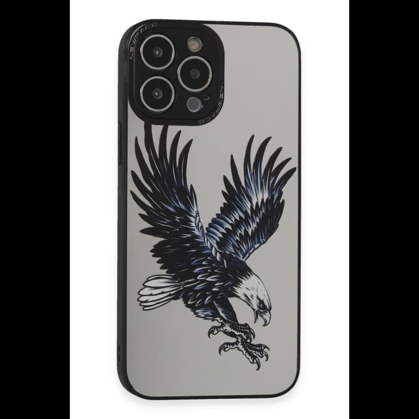 Newface Apple iPhone 14 Pro Kılıf Mirror Desenli Kapak