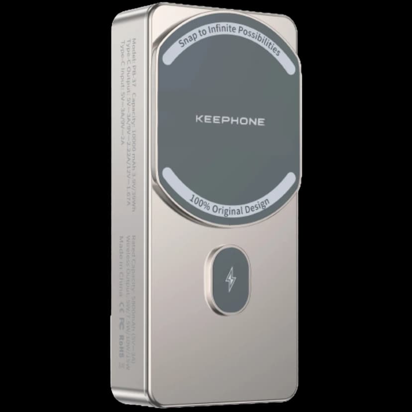Keephone PB37 MagCube 10.000 mAh Type-C 20W PD Magsafe Destekli Powerbank