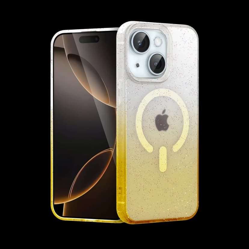 Newface Apple iPhone 15 Plus Pummel Shiny Magsafe Kapak