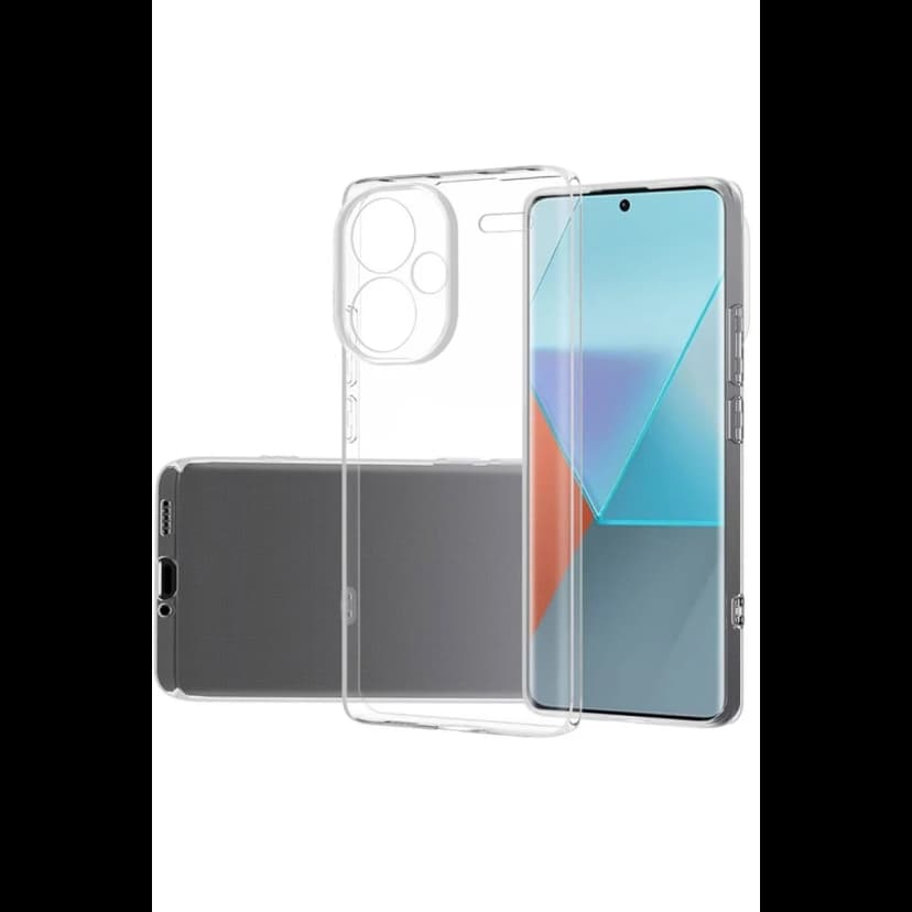 Newface Xiaomi Redmi Note 13 Pro Plus Kılıf Lüx Şeffaf Silikon