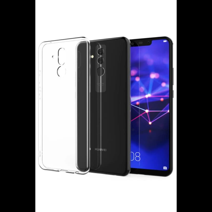 Newface Huawei Mate 20 Lite Kılıf Lüx Şeffaf Silikon
