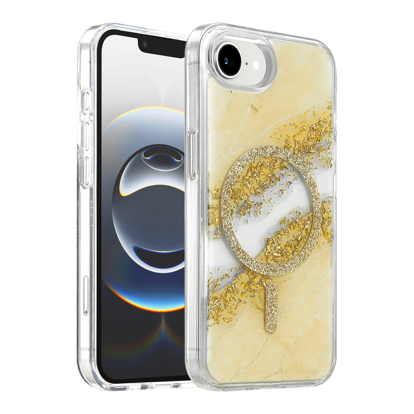 Onegif Apple iPhone 17E Lotus Simli Magsafe Kapak