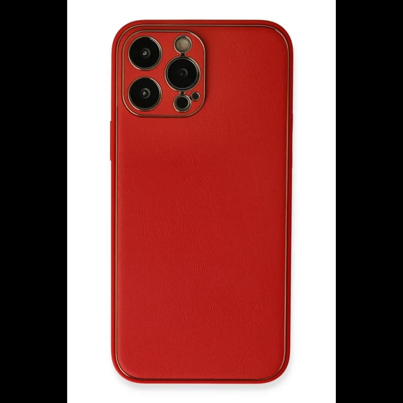Newface Apple iPhone 13 Pro Kılıf Coco Deri Silikon Kapak