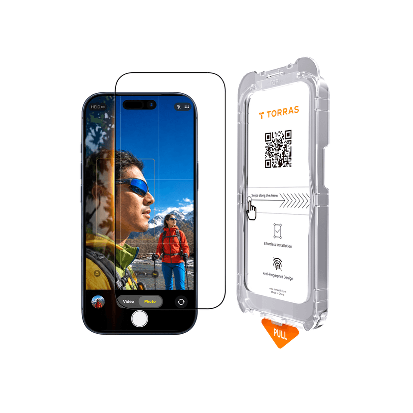 Torras Apple iPhone 18 Pro/17 Pro Sunview AR Shield (Gen 5th) Cam Ekran Koruyucu
