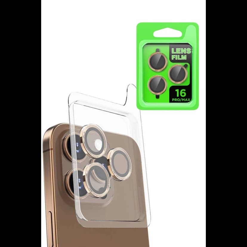 Newface Apple iPhone 16 Pro Max Raze Metal Kamera Lens