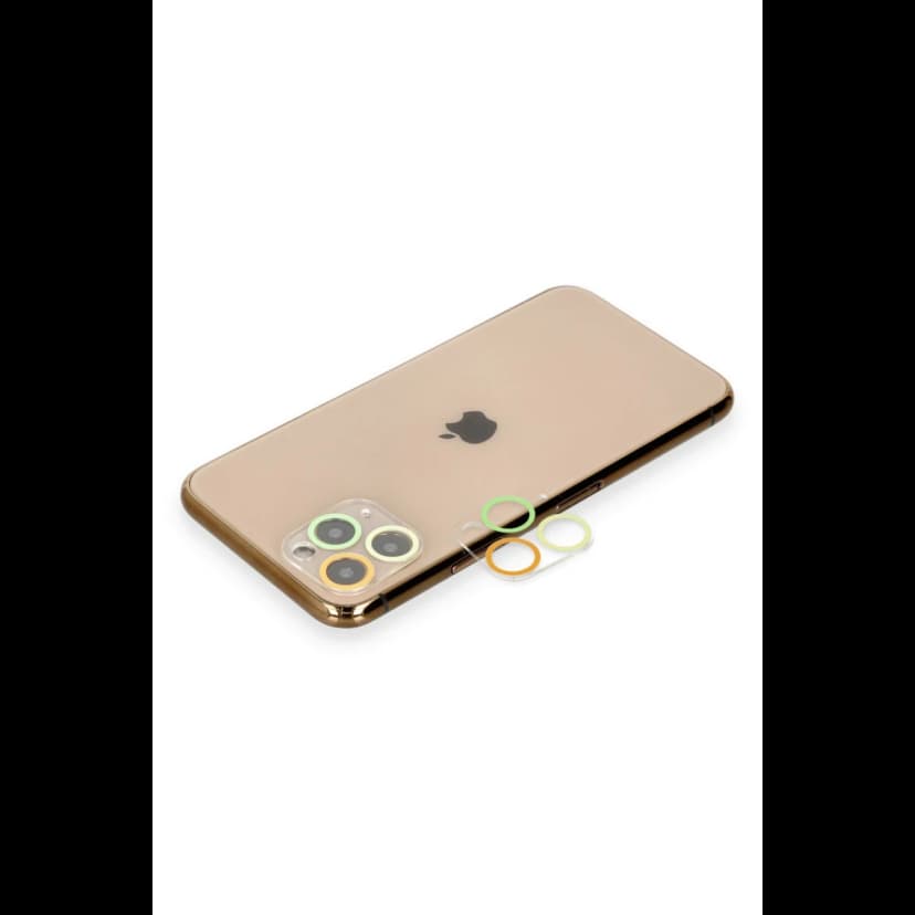 Newface Apple iPhone 11 Pro Renkli Kamera Lens Koruma Cam