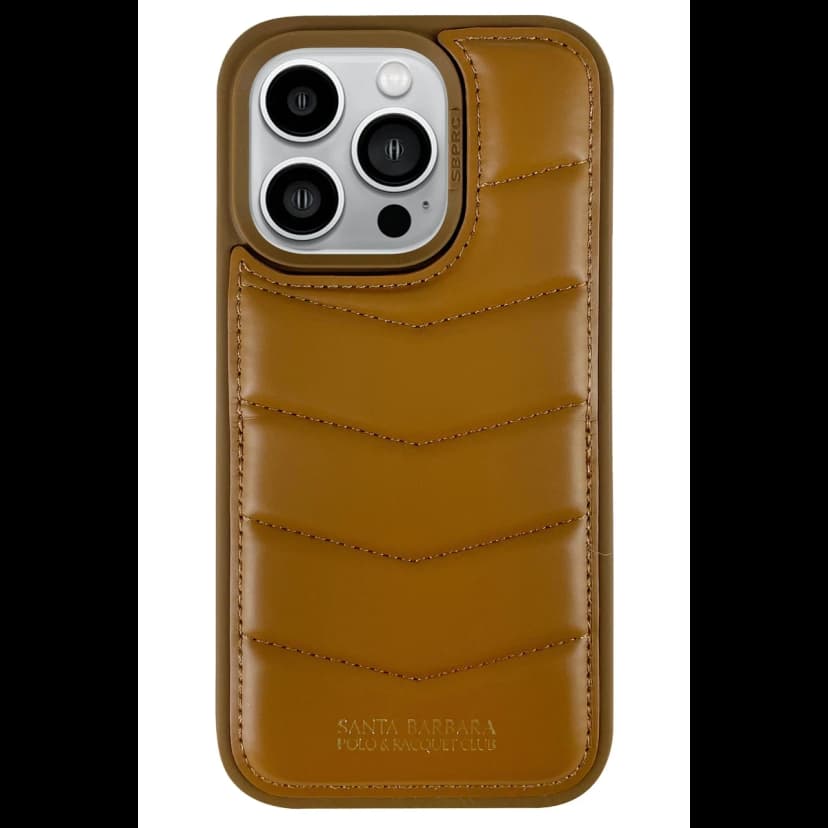 Santa Barbara Polo Racquet Club Apple iPhone 14 Pro Clyde Stand Kapak - Kahverengi